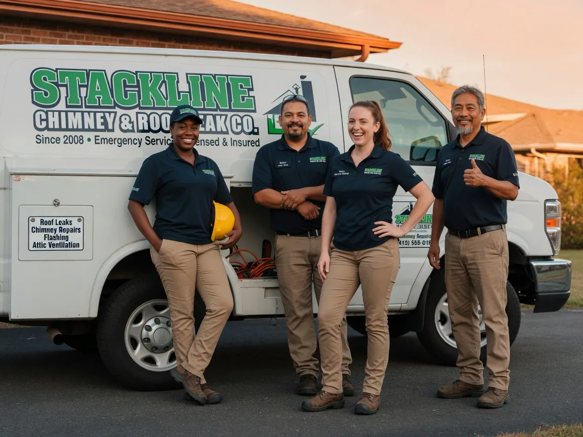 Chimney flashing repair company in Detroit, ME